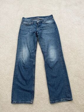 Weekday Arrow Low Straight Jeans Women's Sz 26 Relaxed Organic Cotton